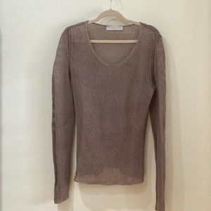 Stella McCartney Tan Knit Sweater Size Medium